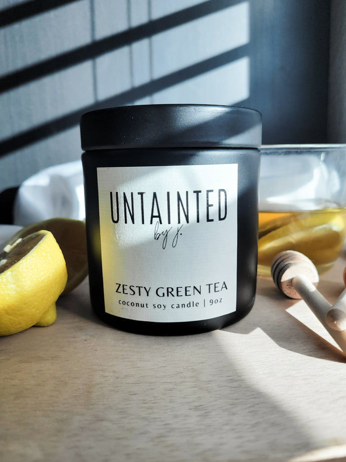 ZESTY GREEN TEA - glam tin